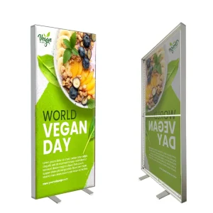 Advertising Trade Show Stand SEG Slim Tension Fabric Light Boxes Portable Exhibit Trade Show Backdrop Backlit Light Box Display