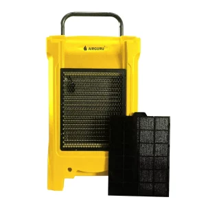 Airguru 90L 180pints Dehumidifier Commercial Desiccant Dryer 940W Stackabel ETL SAA CE for restoration Flood Mold Water Damage