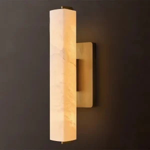 Alabaster Single Sconce Wall Lamp for Bedroom