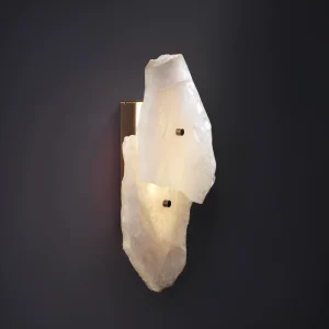 Alabaster Spanish Stone Wall Lamp Bespoke Natural Marble Lighting Hotel Sconce Fixture for Villa Lobby Bedroom Decor