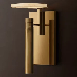 Alabaster Wall Sconce Melange Disc Sconce for Bedroom Wall Lamp Bedside Wall Lamp Luxury Lighting Decoration Home