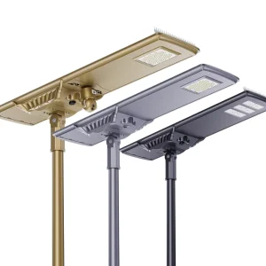 All In One IP65 LED Solar Street Light with Aluminum Alloy Housing Waterproof for Outdoor Road Community Parking Lot Lighting