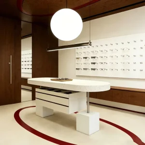 All In One Mall Optical Shop Design Custom Displays Modern Lighting Solutions