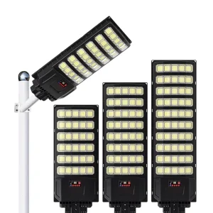 All In One Solar Street Light Radar Motion Sensor IP65 Waterproof Outdoor Solar Road Light Garden Lamp 200W 300W 400W 500W