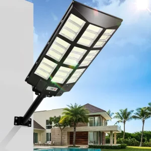 All in One 300W 600W 900W Outdoor Solar Panel LED Street Light IP67 ABS Plastic Spot Light for Home and Road Use