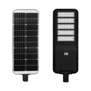 All in One Integrated Solar Powered LED Street Light IP65 Waterproof Outdoor Lamp With Built in Battery for Community Roads
