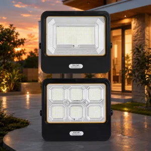 All-in-One Solar Landscape Lamp with Remote Motion Detect, Rainproof Fixture for Rural Park, Sidewalk, Backyard, Plaza
