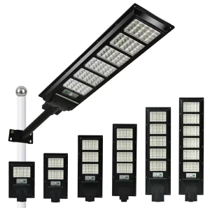 All in One Solar Street Light Integrated LED IP65 Waterproof LiFePO4 Battery Motion Sensor for Road Garden Park