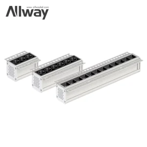 Allway SKD Easy Install Aluminum Recessed Mounted Grille Light White Black 6 Watt Square Led Downlight