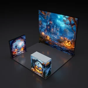 Aluminium Frameless LED Light Box Portable New Generation Metal Modular Advertising Booths for Trade Shows