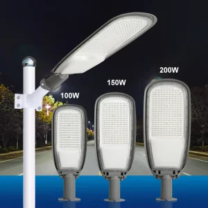 Aluminium Ip66 Outdoor Waterproof Smd Road Lamp Industrial 100w 150w 200w Ac Led Street Light