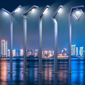 Aluminium LED Garden Pole Light IP65 Waterproof Landscape Post Lamp AC 220V Driveway Park Pathway Lighting
