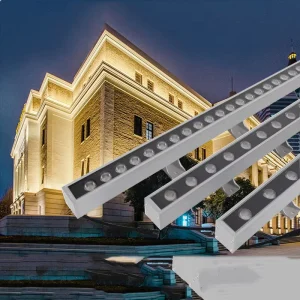 Aluminium LED Lighting Outdoor 18W 24W 36W DMX RGB Architecture LED Wall Washer Light for Building Facade Lighting