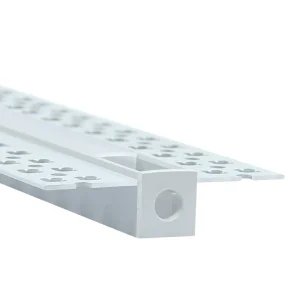 Aluminium Profile 55*15mm With PC Cover Clip and Endcaps LS 127 Plaster series