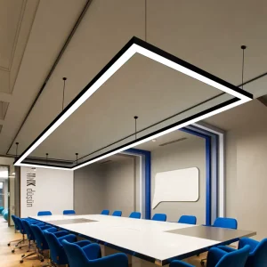 Aluminum 3600Lm Bright up and Down Ceiling Suspended Pendant Linkable Led Batten Linear Light for Office Warehouse
