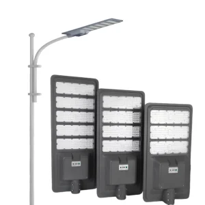 Aluminum 500W 8000LM Solar Street Lights Outdoor Solar Parking Lot Lights Commercial Dusk to Dawn with Motion Sensor Lights