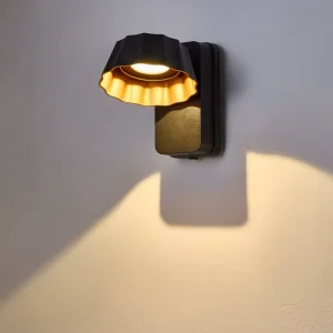 Aluminum AC100~277V IP65 Waterproof Outdoor Wall Lamp Garden Exterior 5W COB Rotatable Villa Wall Lamp