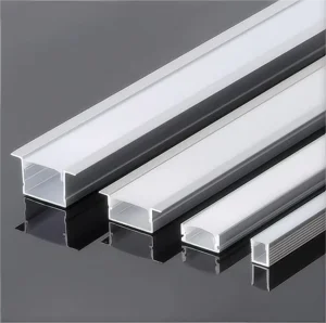 Aluminum Alloy Anodizing T5 Temper Recessed LED Strip Profile Light for Ceiling Wall Bar Stair