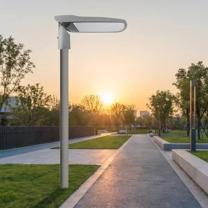 Aluminum Alloy Body IP65 Rated AC Power 6500lm/W Waterproof Outdoor Led Street Light Parking Road Remote Control