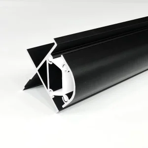 Aluminum Alloy LED Tile Trim T5 Temper Wall Corner Mounted 18mm Thick Profile Light Anodized Wall Panel Decoration for Wall
