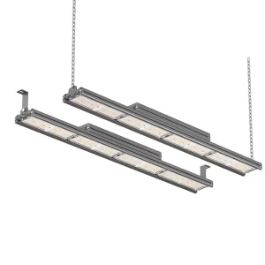Aluminum Alloy Linear High Bay Light With Impact Resistant Cover LED Stadium Bay Light For Indoor Badminton Games