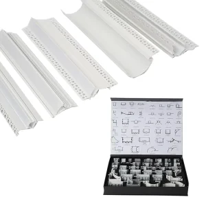 Aluminum Alloy Profile Channel Housing for LED Strip Light PC Diffuser 25*25mm Aluminum LED Profile for Decorations