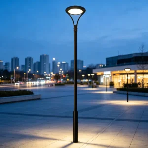 Aluminum Alloy Solar DC LED Road Light IP65 Waterproof Ra80 120 Beam Angle Outdoor Landscape Lighting System 3 Year Warranty