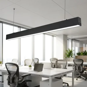 Aluminum Alloy Suspended Profile 1200mm 1500mm 1800mm LED Linear Light Modern Office Line Linear Luminaire