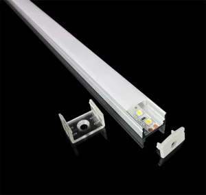 Aluminum Alloy T5 LED Strip Light Fixture Diffuser Extrusion Profile Channel Flexible Rigid Strip Bar High CRI 90