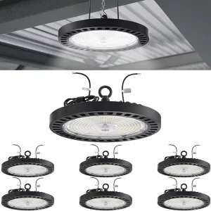 Aluminum Body Insulated IP65 Waterproof High Bay Light 100W 150W 200W for Warehouse Use with 5-Year Warranty