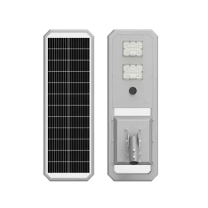 Aluminum Body Solar Street Lights LED Light Source IP66 Monocrystalline Silicon PV Panel Dimmable Road Lighting