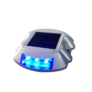 Aluminum Cat Eye LED Flashing High Intensity Prismatic Reflective Super Bright Solar Dock Road Studs Traffic Warning Products