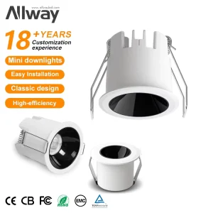 Aluminum Ceiling Recessed Indoor Frame Spot Light LED Spotlights Downlight Housing