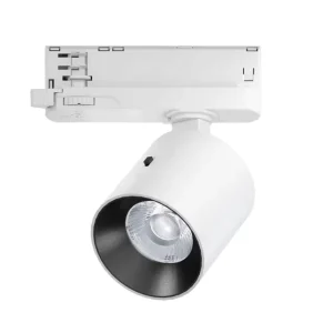 Aluminum Commercial 20w 30w Cob LED Easy Install Rail Mounted Adjustable Angle LED Ceiling Track Light