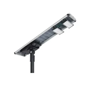 Aluminum Commercial Waterproof IP66 60W Integrated All In One Solar LED Street Lamp Motion Sensor Remote Control Lithium Battery