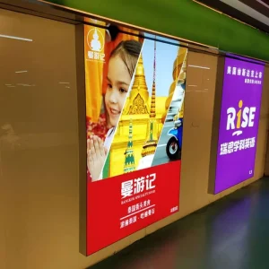 Aluminum Frame Fabric SEG Advertising Light Boxes Wall Display Light Box for Promotion Exhibition Advertising Event Stands