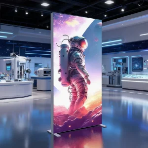 Aluminum Frame LED 80 SEG Light Box Display Light Box Dynamic Colorful Light Box