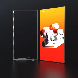 Aluminum Frame LED Display Lightbox Rectangular Indoor Advertising Double-sided Display SEG Fabric Lightbox