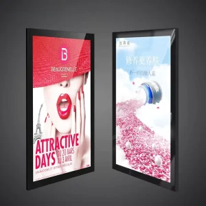 Aluminum Frame Posters Tempered Glass Light Boxes Suitable for Product Promotions in Shopping Malls and Restaurants