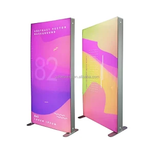 Aluminum Frameless SEG Light Box with LED Lights for Exhibition Booths Trade Shows Indoor Outdoor Displays