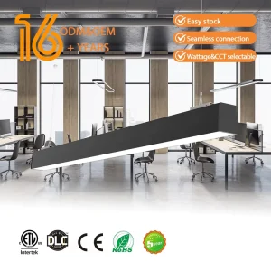 Aluminum Grid Light Anti-Glaring LED Linear Lighting Fixture for Retail