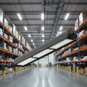 Aluminum High Efficiency 130LM/W LumiLEDs Chip LED Linear High Bay Light with 5 Year Warranty IP65 CRI>80