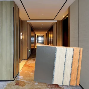 Aluminum Honeycomb Core Wall Panel Fireproof Light Sheet for Hotel Commercial Interior Wall Decoration Custom Size