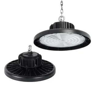 Aluminum IP66 100W 6500K 2 Year Industrial Garage Warehouse UFO High Bay Light