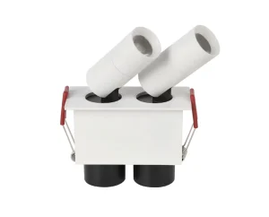 Aluminum LED Anti-glare Embedded Adjustable Mini Grille Downlight Spotlight