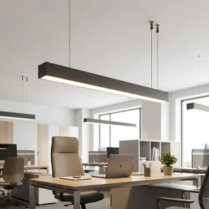 Aluminum LED Linear Light Infinite Seamless Connection for Office Use IP20 Rated Dimmable Warranty