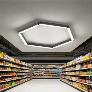 Aluminum LED Linear Light SR G2 IP20 Indoor Hanging Surface Recessed Lighting Office Shopping Malls 3CCT Color CRI80
