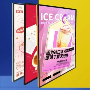 Aluminum LED Painting Light Box for Restaurant Menus Shopping Mall Poster Advertising Decorative Light Boxes