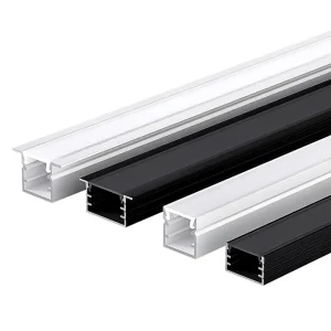 Aluminum LED Profile for LED Strip Lighting and Decorations 6063 T5 Surface Mounted Square Channel Customizable