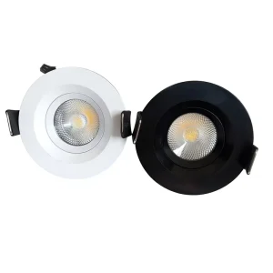 Aluminum LED Recessed COB Spotlight 45 5cm Aperture for Jewelry Display Cabinet Commercial Background Wall Ceiling Lighting